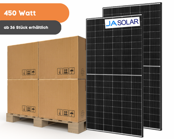 JA 450W - Dual Glass Bifacial (Palette)